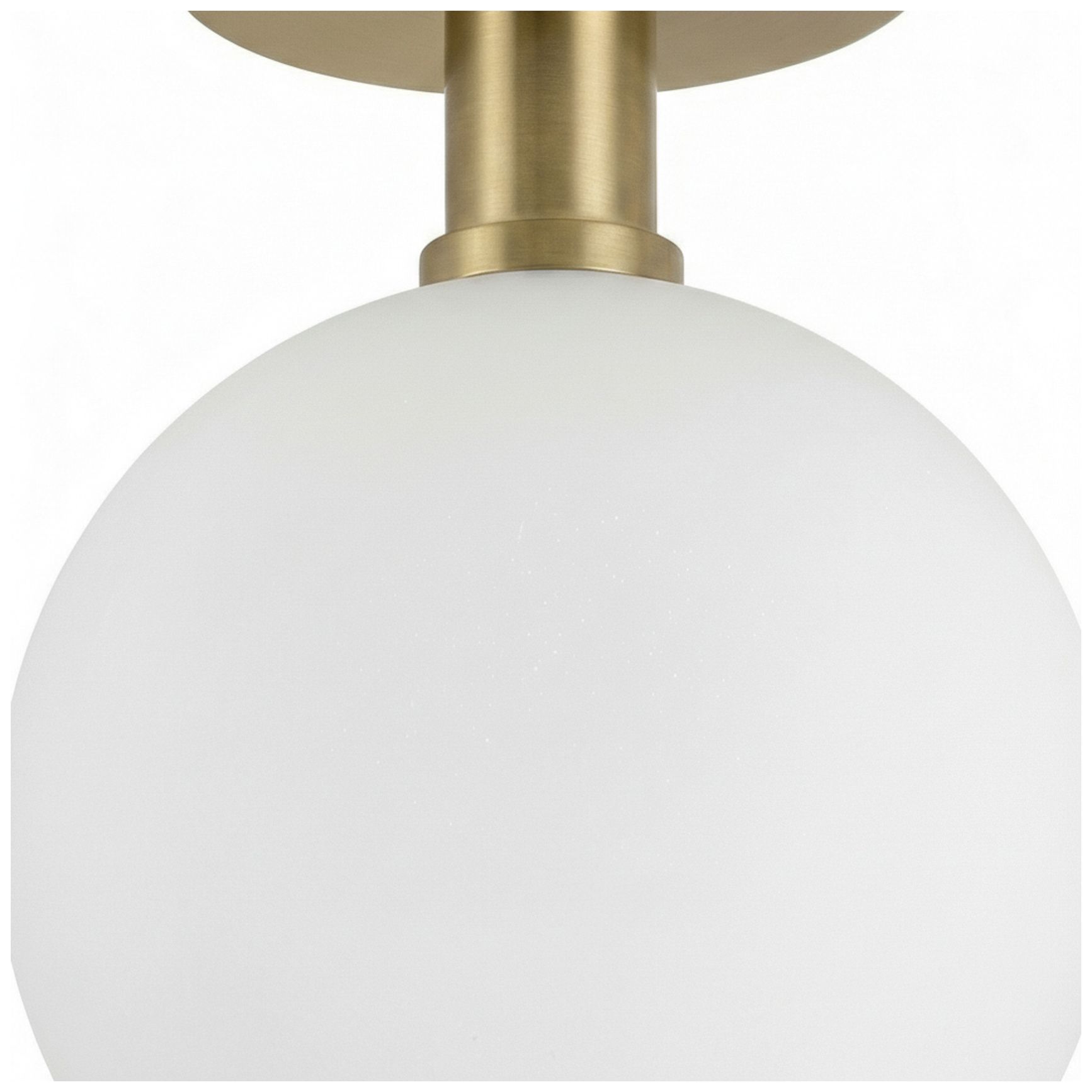 Image 3 Vida 7" High White, Aged Brass LED Wall Sconce more views