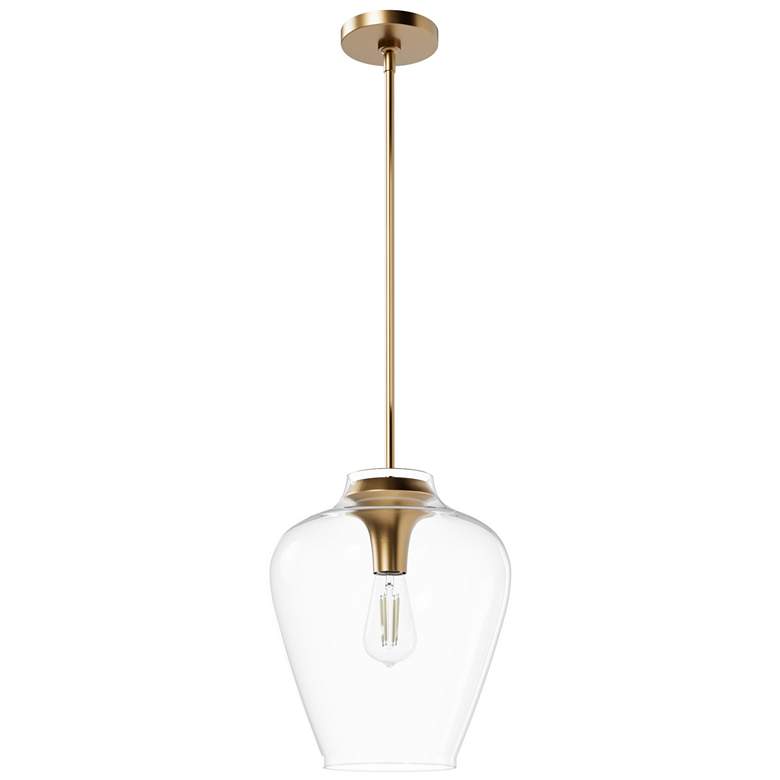 Image 1 Vidria Clear Glass 1 Light 12 Inch Pendant