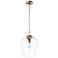 Vidria Clear Glass 1 Light 12 Inch Pendant