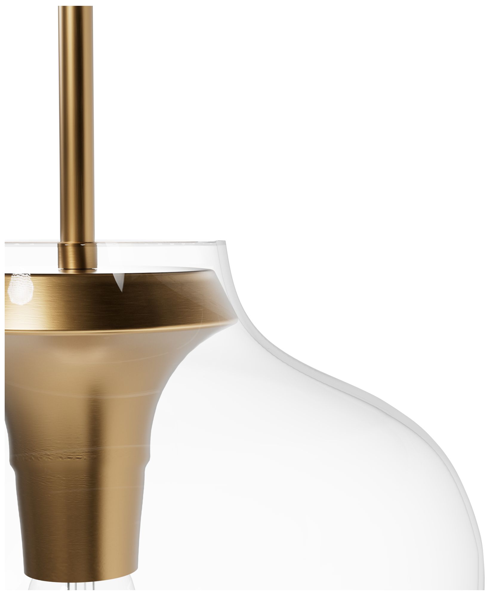 Image 3 Vidria Clear Glass 1 Light 12 Inch Pendant more views