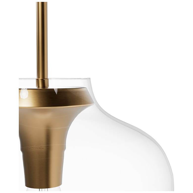 Image 3 Vidria Clear Glass 1 Light 12 Inch Pendant more views