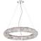 Vien 24 1/2" Wide Chrome and Crystal Pendant Light