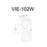 2_Vienna 11.5"H 2 Light Matte Black Wall Sconce w/ Clear Ribbed Glass Sh more views