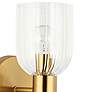 Thumbnail2 of Vienna 11 1/2" High Aged Brass 2-Light Wall Sconce more views