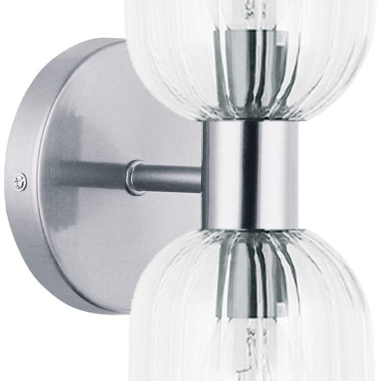 Image 2 Vienna 11 1/2" High Polished Chrome 2-Light Wall Sconce more views