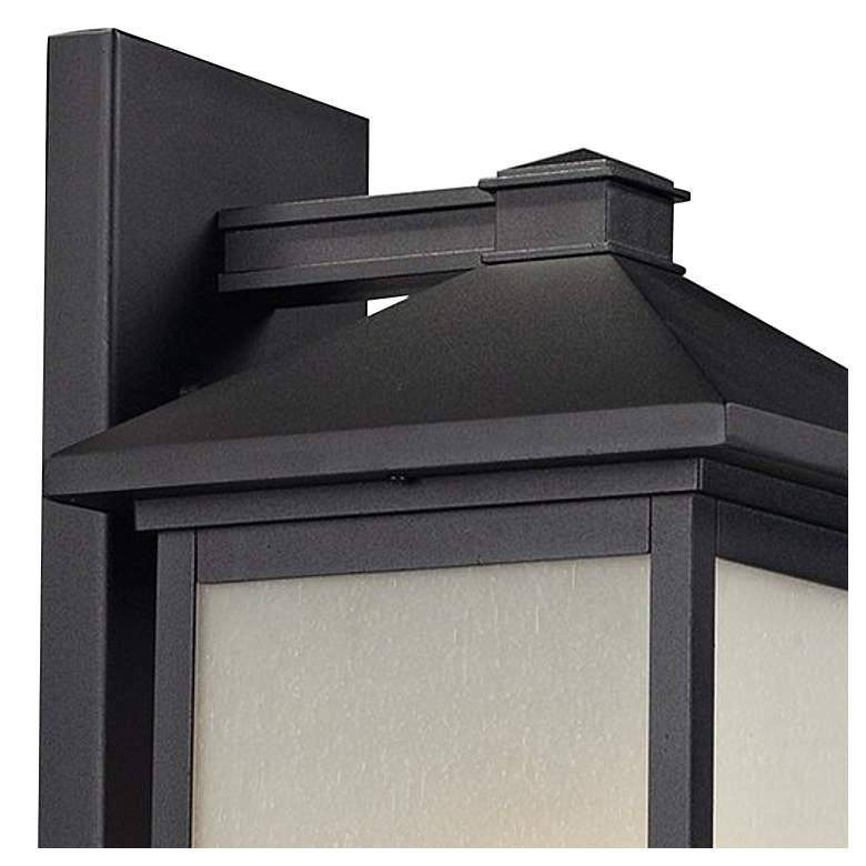 Image 3 Vienna 22 inch High Black Metal Outdoor Wall Light more views