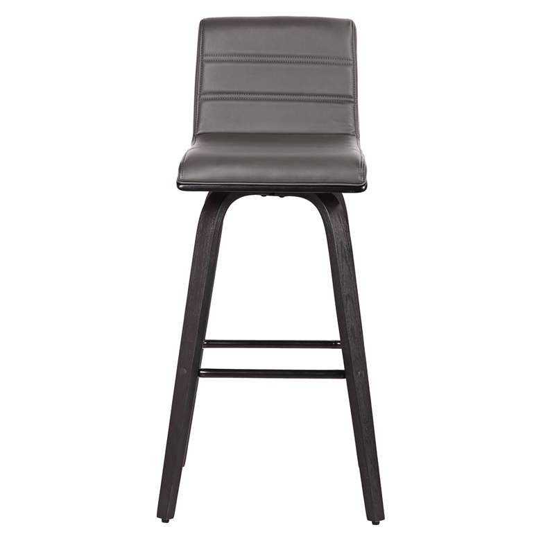 Image 3 Vienna 29 1/2 inch Gray Modern Swivel Bar Stool more views