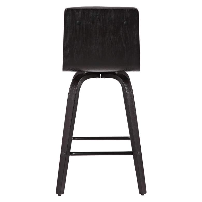 Image 4 Vienna 29 1/2" Gray Modern Swivel Bar Stool more views