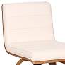 Thumbnail2 of Vienna 30 in. Swivel Barstool in Chrome Finish with Cream Faux Leather more views