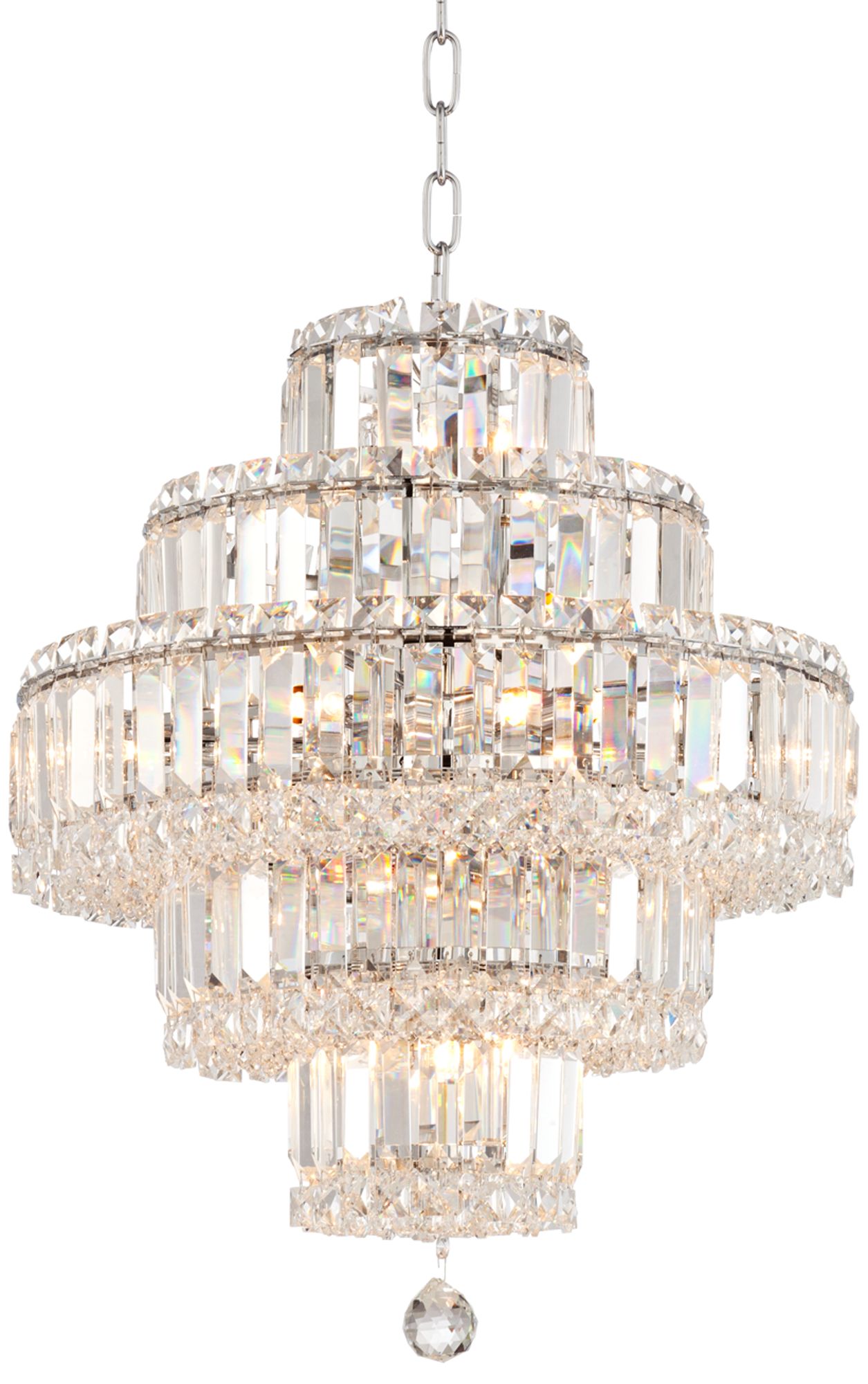 Vienna Full Spectrum 18 1/2"  Magnificence 18-Light Crystal Chandelier