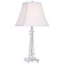 2_Vienna Full Spectrum 25" Tapered Glass Crystal Column Table Lamp