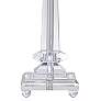 4_Vienna Full Spectrum 25" Tapered Glass Crystal Column Table Lamp more views