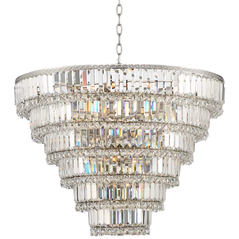 Image 2 Vienna Full Spectrum 28 1/2 inch Magnificence 21-Light Crystal Chandelier