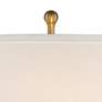 2_Vienna Full Spectrum 31 1/2" Brass and Crystal Lamp with Round Riser more views