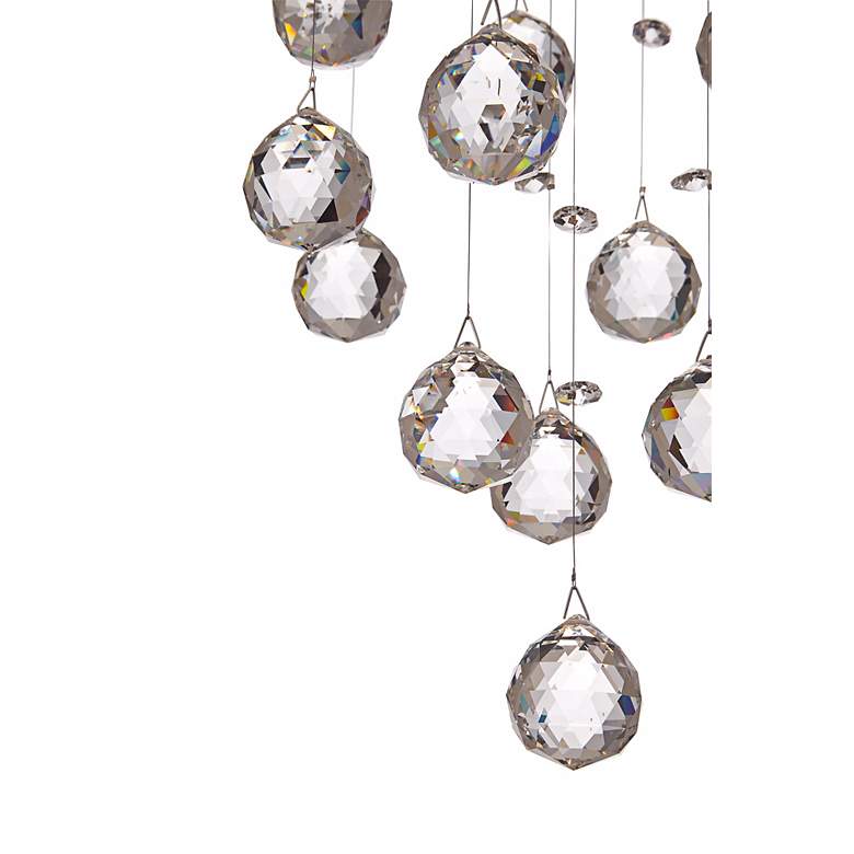 Image 5 Vienna Full Spectrum Aida 17 3/4 inch Wide Pouring Crystal Chandelier more views
