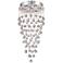 Vienna Full Spectrum Aida 17 3/4" Wide Pouring Crystal LED Chandelier