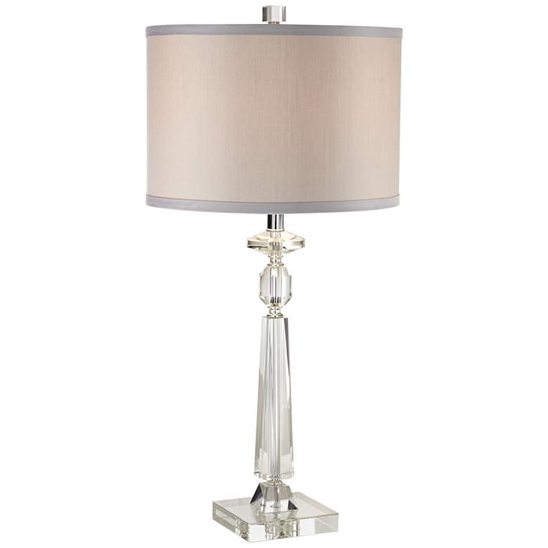 Image 3 Vienna Full Spectrum Aline 26 1/2" Crystal Table Lamp with USB Dimmer