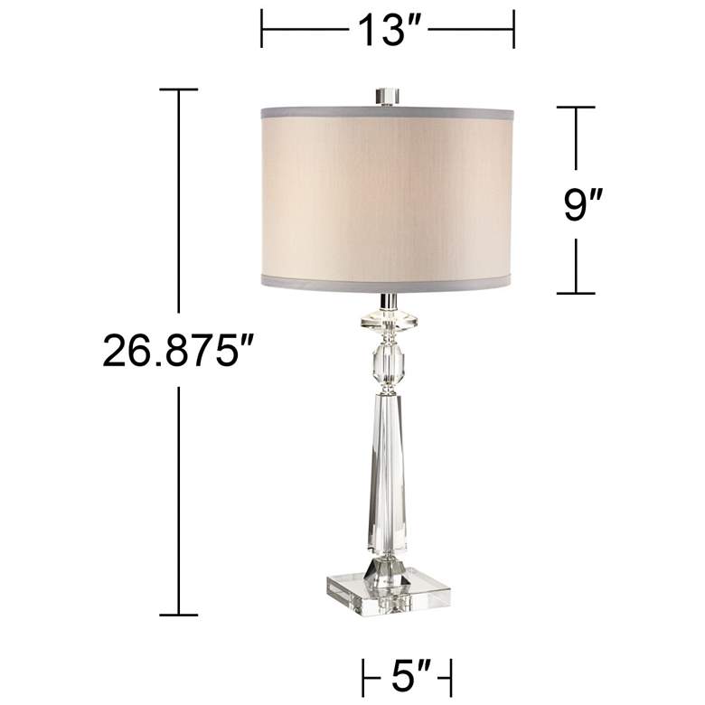 Image 7 Vienna Full Spectrum Aline 27" Crystal Table Lamps Set of 2 more views