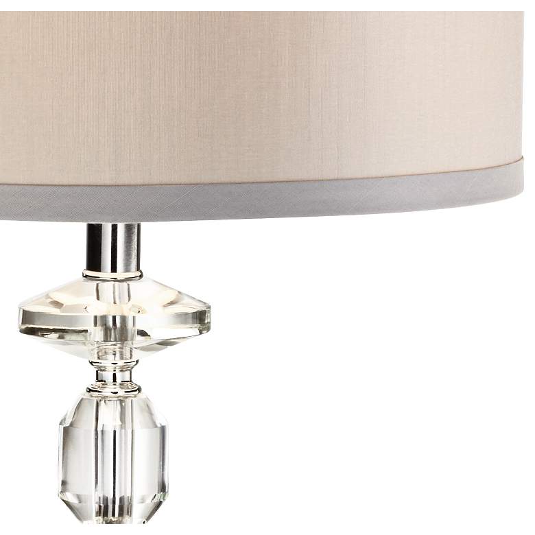 Image 4 Vienna Full Spectrum Aline 28" Crystal Lamp with Square Riser more views