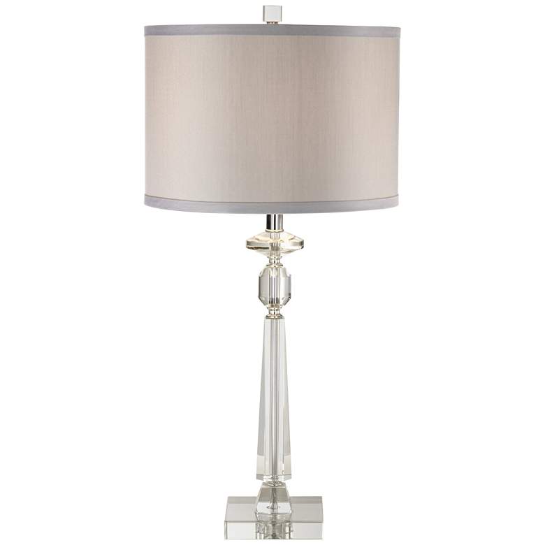 Image 7 Vienna Full Spectrum Aline 28" Crystal Lamp with Square Riser more views