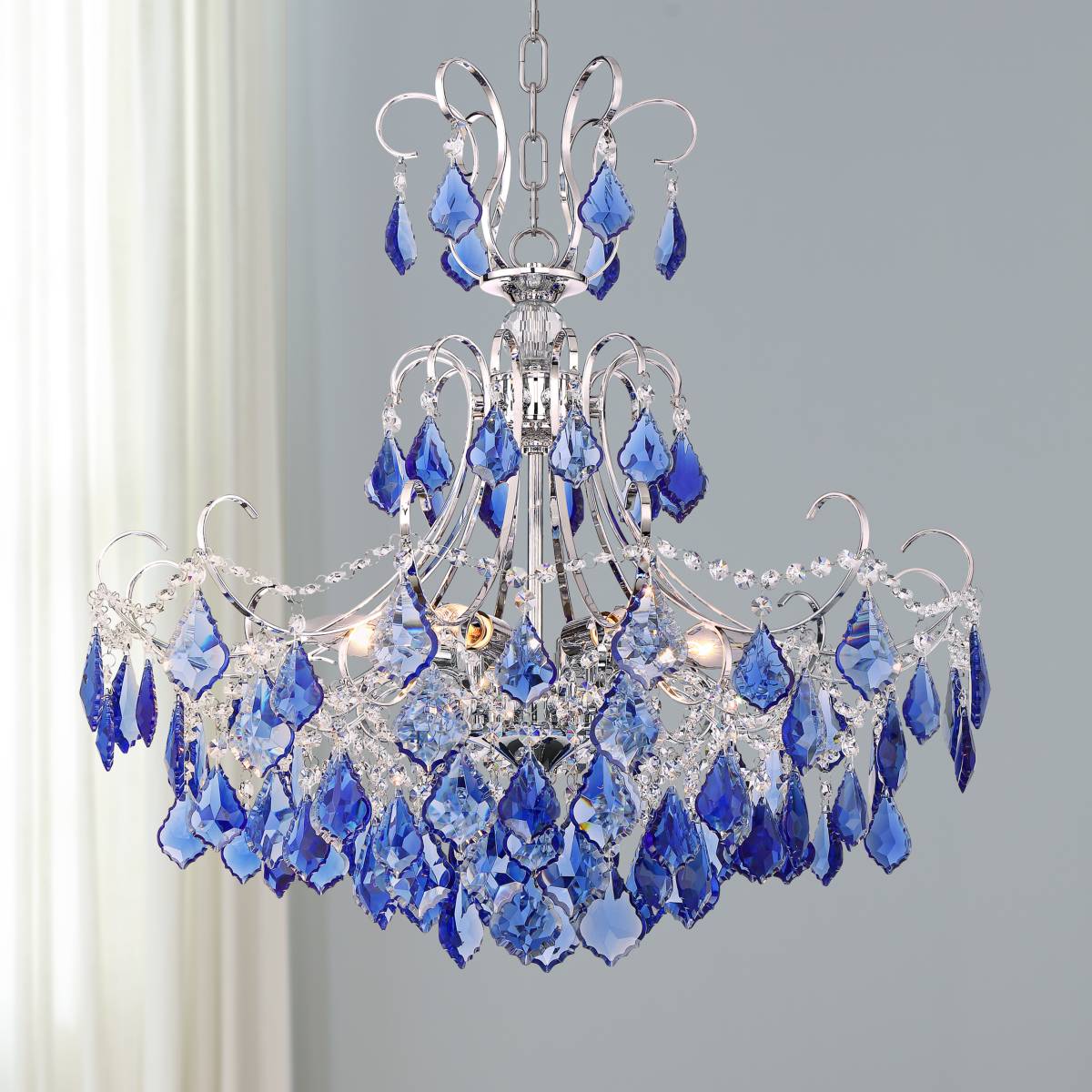 Blue Chandeliers | Lamps Plus