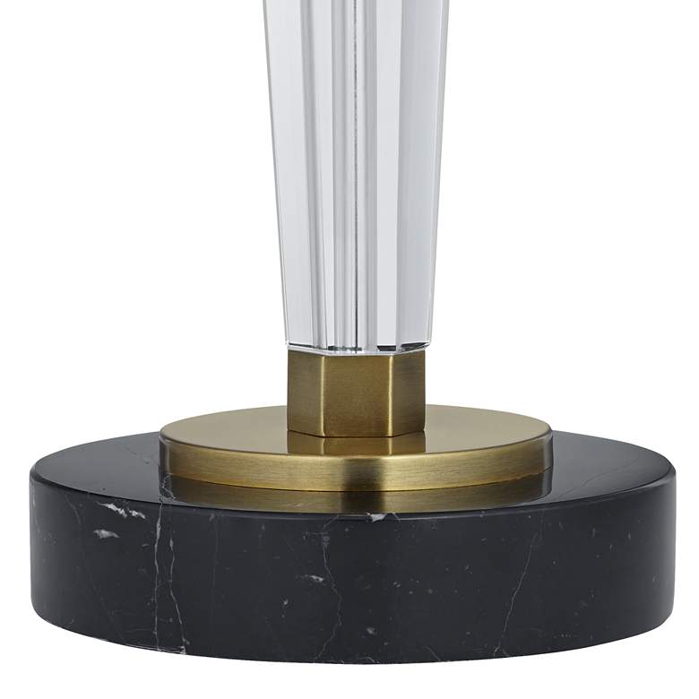Image 6 Vienna Full Spectrum Belle 33 1/4" Marble and Crystal Table Lamp more views