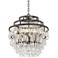 Vienna Full Spectrum Beloit 20" Wide Clear Crystal 4-Light Chandelier