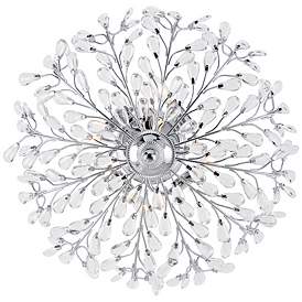 Image4 of Vienna Full Spectrum Brielle 18 1/2" Glass and Chrome Ceiling Light more views