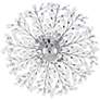 Vienna Full Spectrum Brielle 18 1/2" Glass and Chrome Ceiling Light