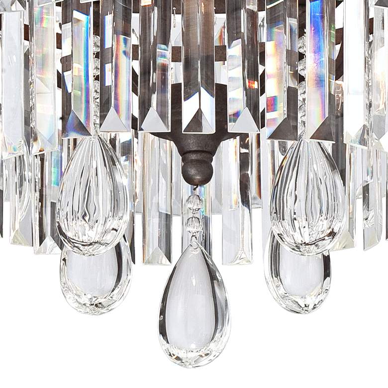 Image 5 Vienna Full Spectrum Bruini  20" 4-Light Bronze and Crystal Chandelier more views