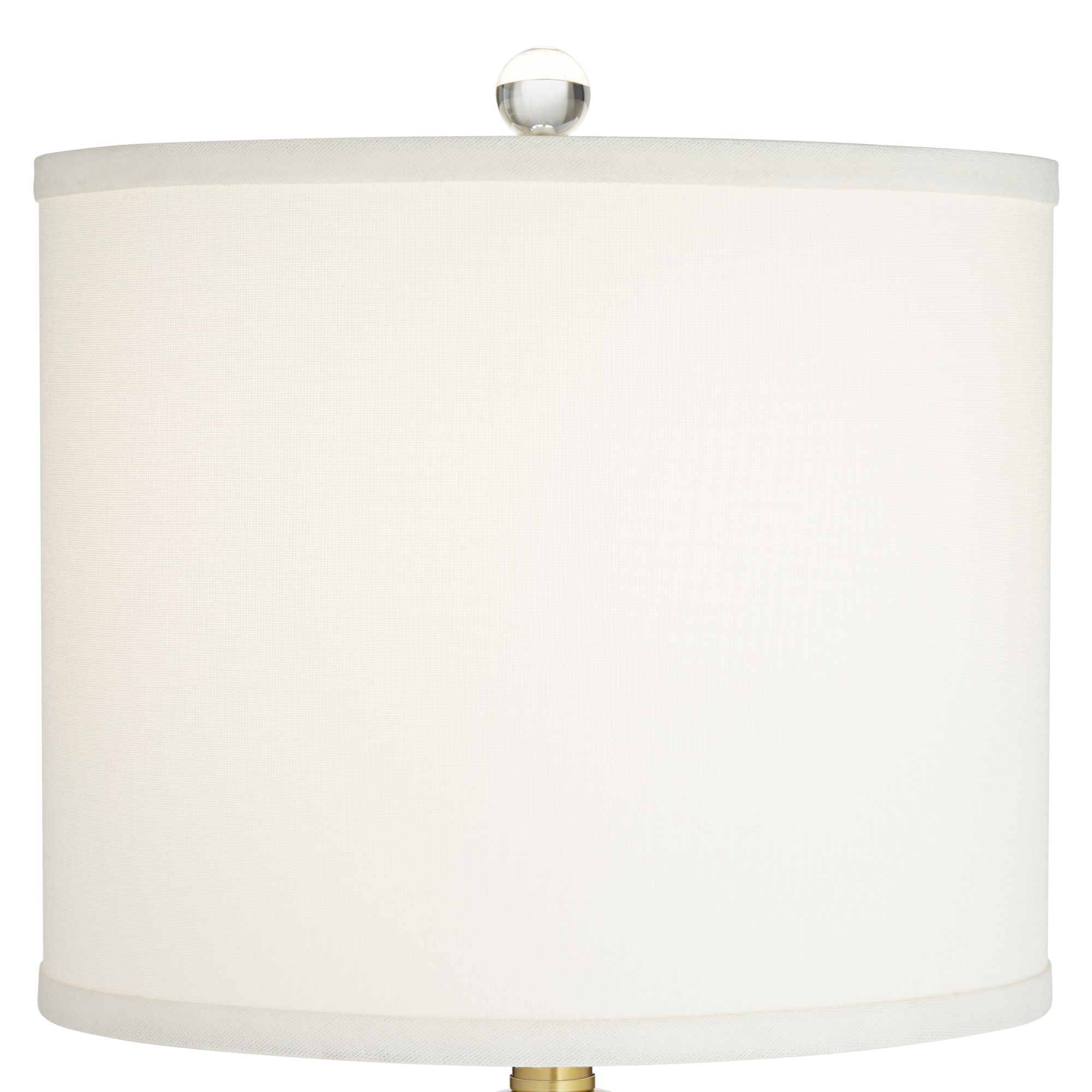 Image 4 Vienna Full Spectrum Carrillo Column 38 1/2" Gold Crystal Buffet Lamp more views