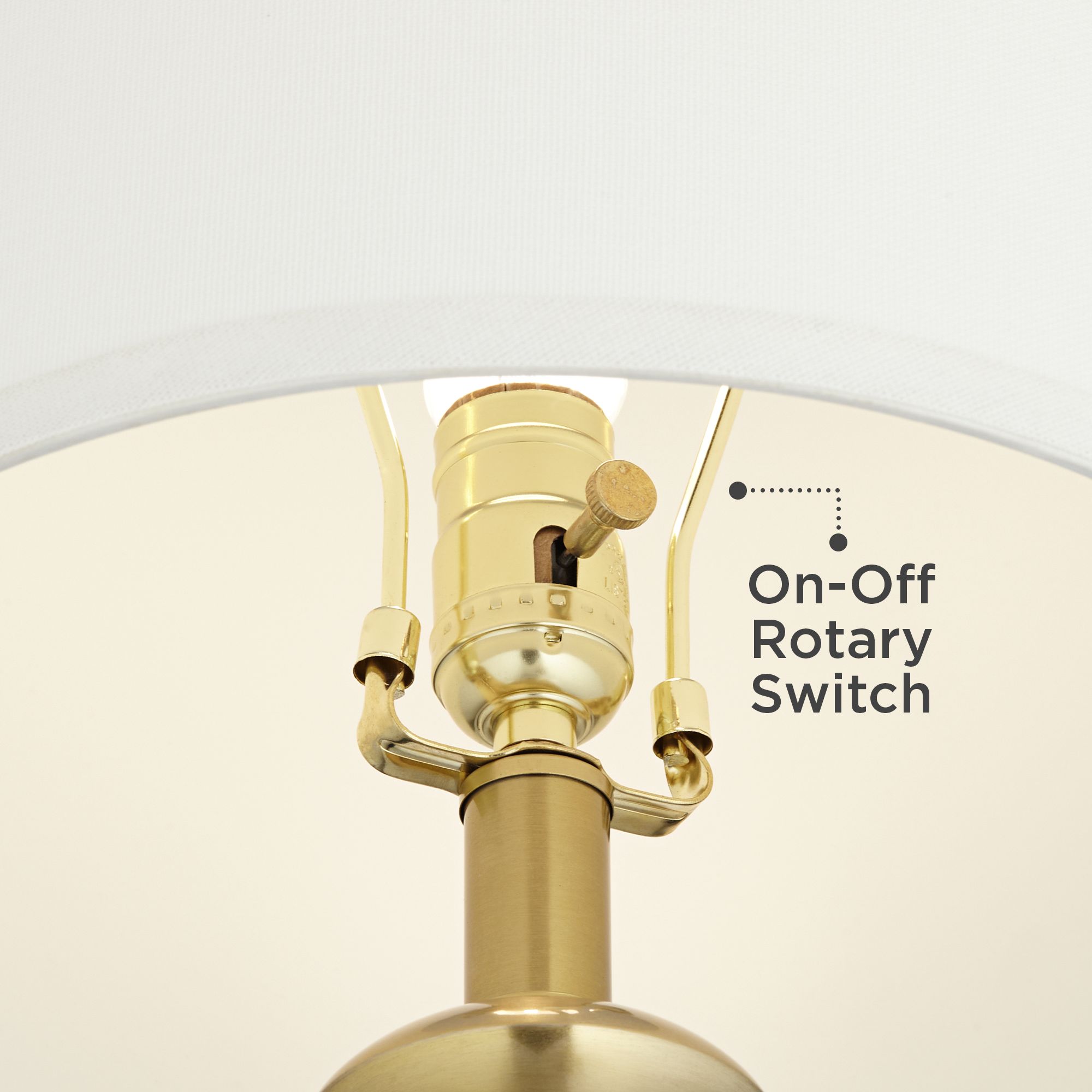 Image 5 Vienna Full Spectrum Carrillo Column 38 1/2" Gold Crystal Buffet Lamp more views