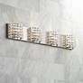 1_Vienna Full Spectrum Cesenna 35 1/2" Crystal 4-Light LED Bath Fixture