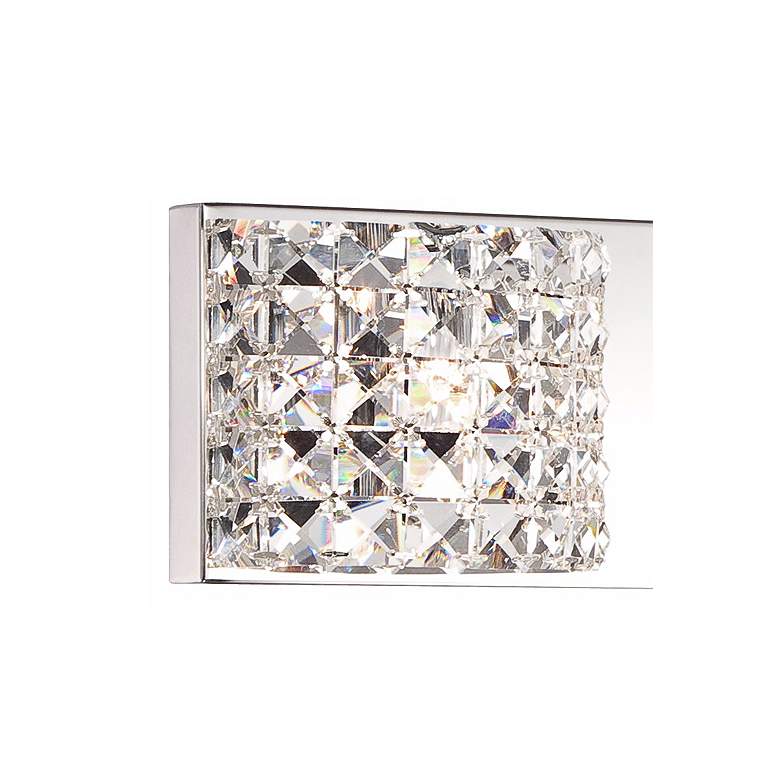 Image 4 Vienna Full Spectrum Cesenna 35 1/2" Crystal 4-Light LED Bath Fixture more views