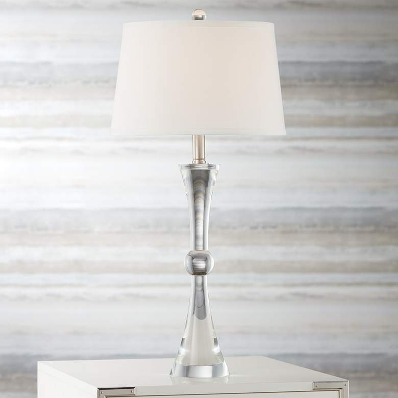 Image 1 Vienna Full Spectrum Chapin Crystal Table Lamp