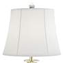 Vienna Full Spectrum Crystal and Brass Lamp with Table Top Dimmer