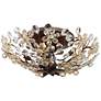 5_Vienna Full Spectrum Crystal Blooms 21" Champagne Glass Ceiling Light more views