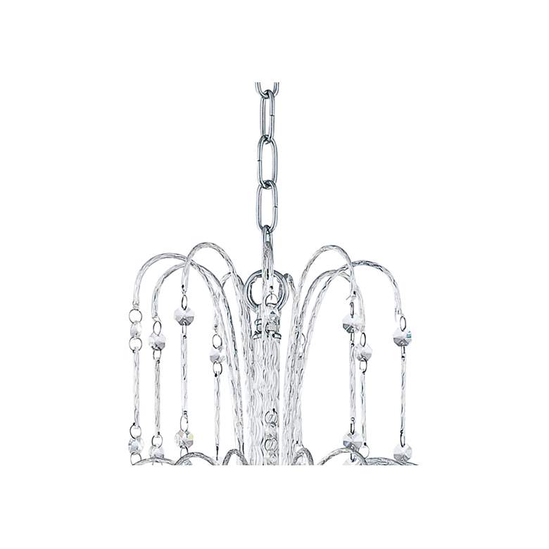 Image 5 Vienna Full Spectrum Crystal Rain 28 inch Wide 6-Light Crystal Chandelier more views