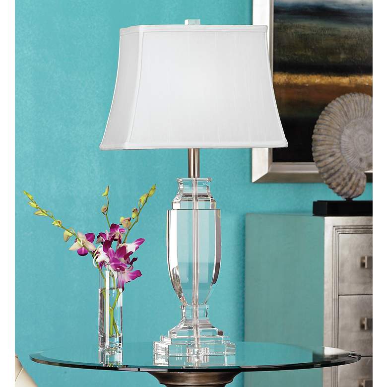 Image 1 Vienna Full Spectrum Crystal Urn Table Lamp