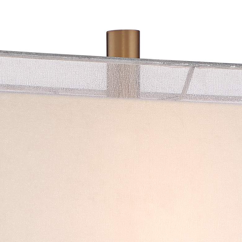 Image 3 Vienna Full Spectrum Darcia 29" Clear Glass Lamp with Acrylic Riser more views