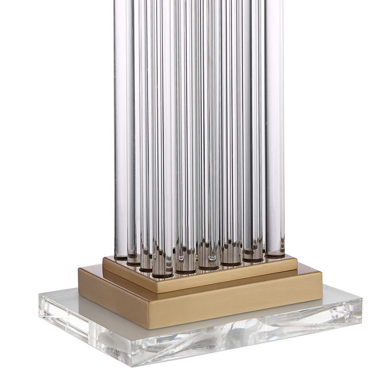 Image 5 Vienna Full Spectrum Darcia 29" Clear Glass Lamp with Acrylic Riser more views