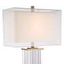 Vienna Full Spectrum Darcia Double Shade with Clear Glass Rods Table Lamp in scene