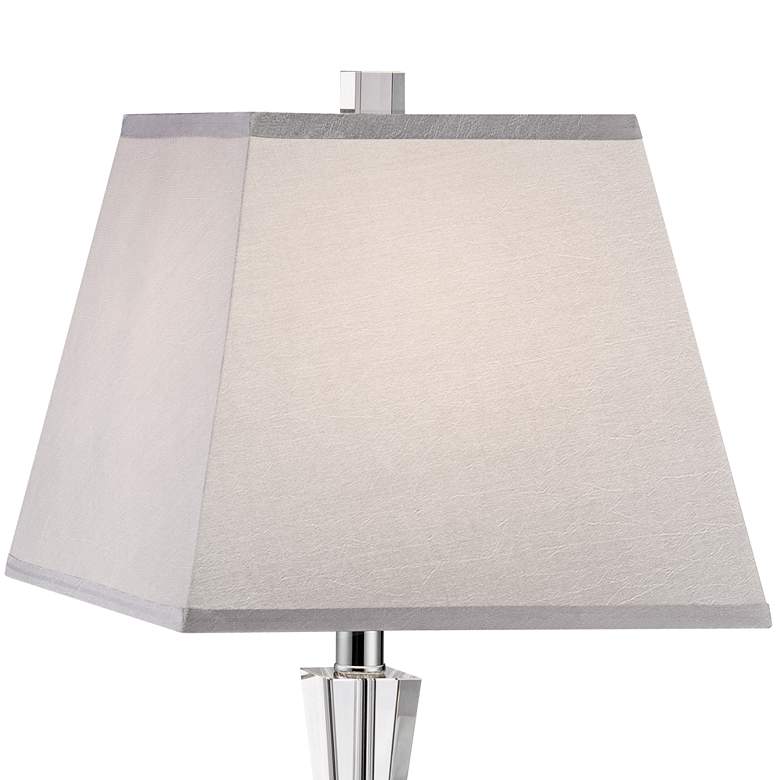 Image 4 Vienna Full Spectrum Deco 27" Stacked Crystal Table Lamp more views