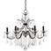 Vienna Full Spectrum DeMallo 26" Bronze 6-Light Crystal Chandelier