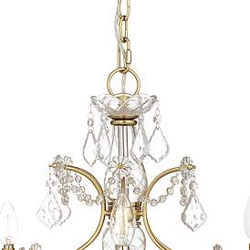 Image4 of Vienna Full Spectrum DeMallo 26" Gold 6-Light Crystal Chandelier more views