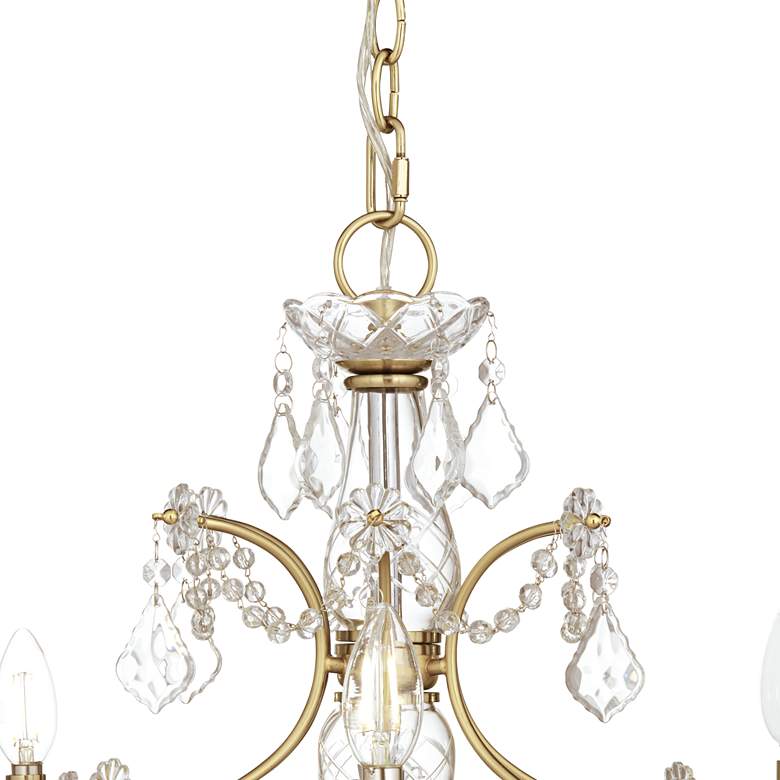 Image 4 Vienna Full Spectrum DeMallo 26" Gold 6-Light Crystal Chandelier more views