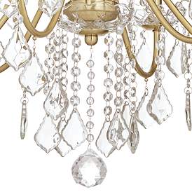 Image5 of Vienna Full Spectrum DeMallo 26" Gold 6-Light Crystal Chandelier more views