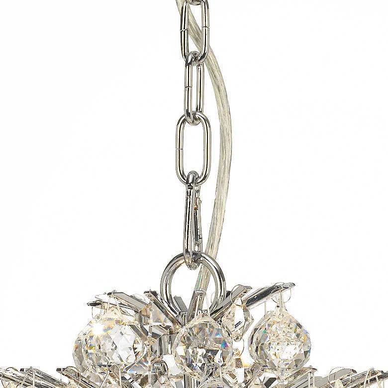 Image 4 Vienna Full Spectrum Essa 12 inch Wide Chrome and Crystal Mini Pendant more views