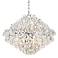 Vienna Full Spectrum Essa 20" Wide Chrome and Crystal Pendant