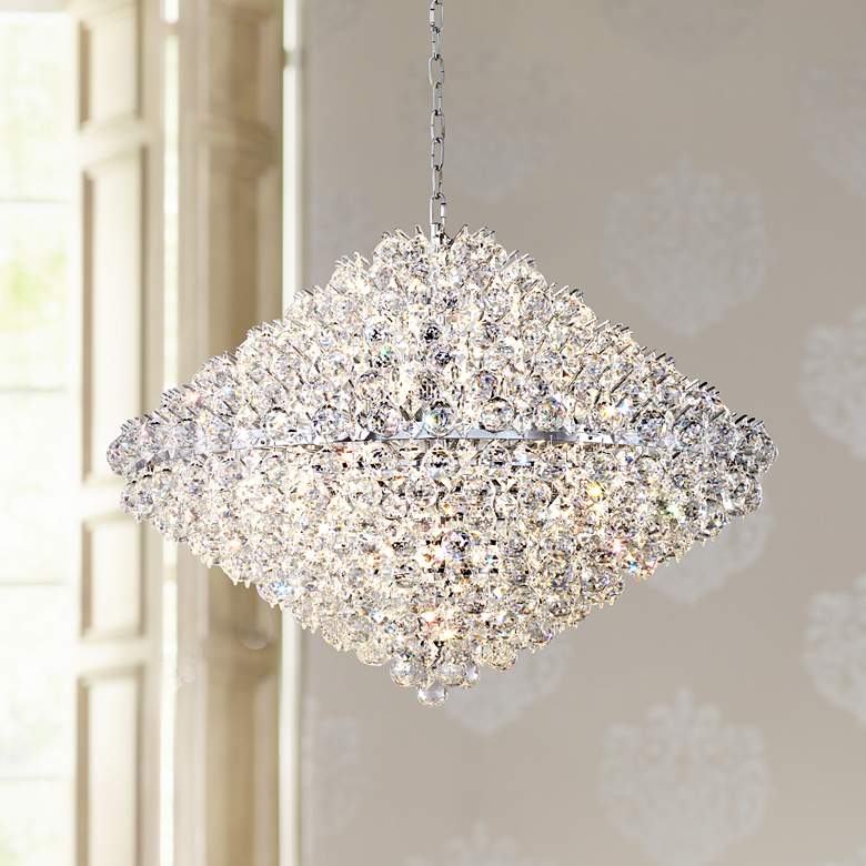 Image 1 Vienna Full Spectrum Essa 35 1/2" Wide Crystal Pendant